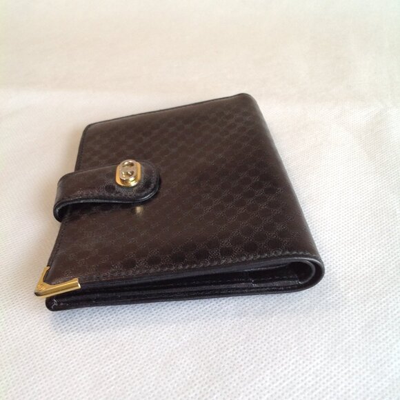 Fabulous Vintage Gucci GG Leather Monogram Clutch Wallet - Picture 7 of 12